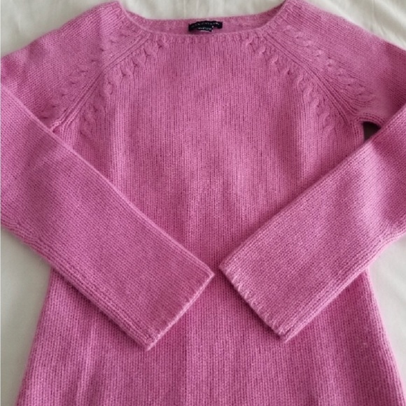 Ann Taylor Sweaters - Ann Taylor Pink Cashmere Sweater